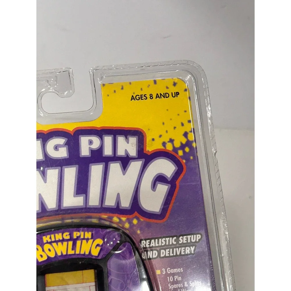 Radica King Pin Bowling Electronic Handheld Game Model 3733 CS7BA New Sealed